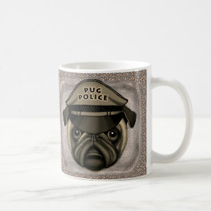 Pug Police Tasse