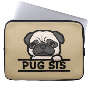 PUG SIS – Lustiges und süßes Pug-Liebhaber-Geschen Laptopschutzhülle