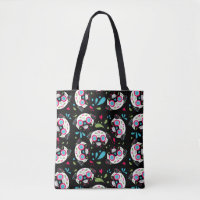 Pug Sugar Skull Pattern Front Single Skull On Back