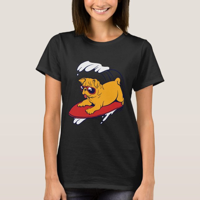 PUG SURF Classic  17 T-Shirt (Vorderseite)