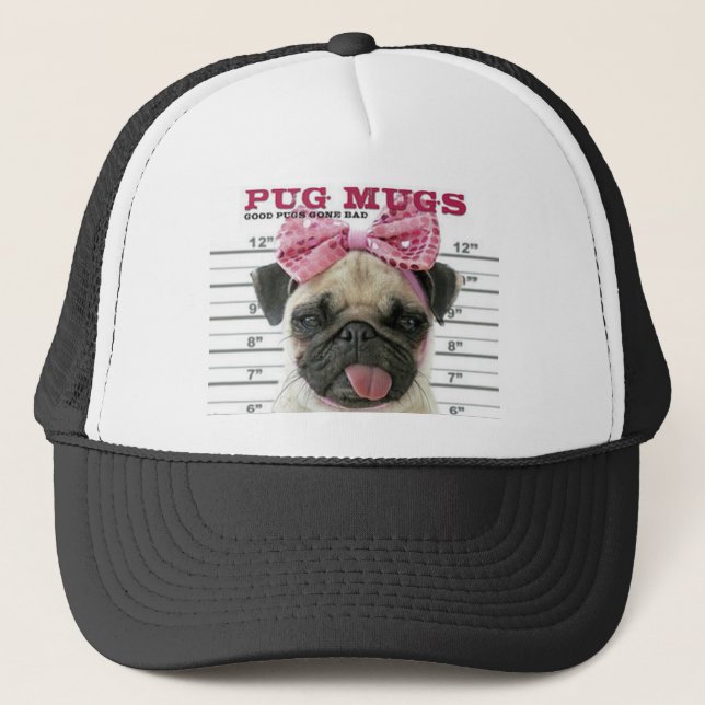 Pug Truckerkappe (Vorderseite)