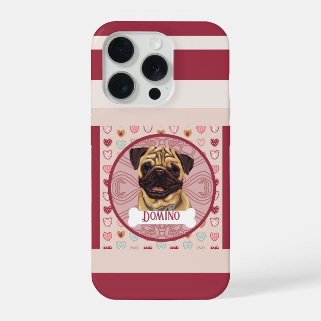 Pug Valentine Herz iPhone 11 Pro Hülle  iPhone 15 Pro Hülle (Rückseite)