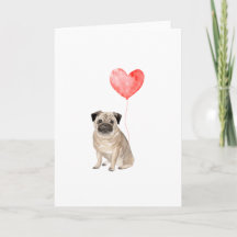  Pug Valentines, Dog Valentines