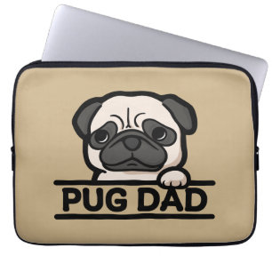 PUG-VATER – Lustiges und süßes Geschenk für Pug-Li Laptopschutzhülle