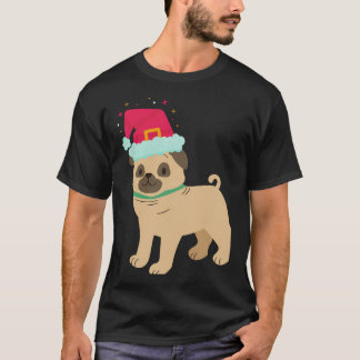Pug Weihnachts Hund T-Shirt