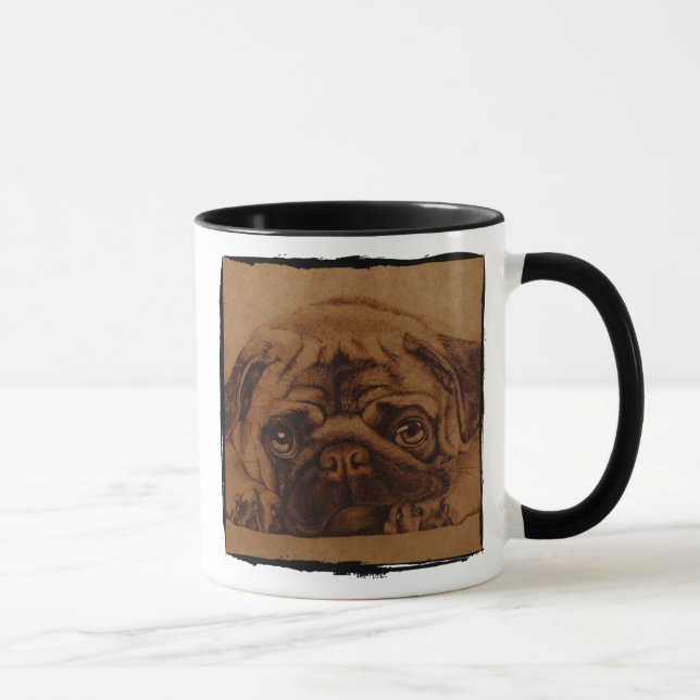 Pug zerteilt tasse (Rechts)