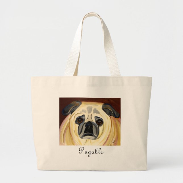 Pugable Jumbo Stoffbeutel (Vorne)