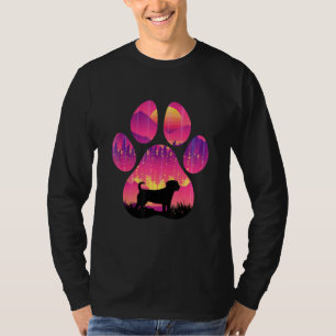 Pugalier Pfote Mama Papa Hund Frauen Männer T-Shirt