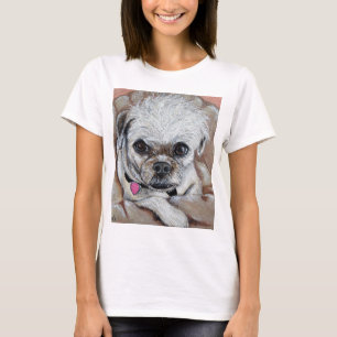 Pugapoo-Malerei T-Shirt