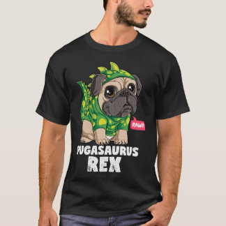 Pugasaurus Rex T Pug Dinosaur Liebhaber Lustiger H T-Shirt