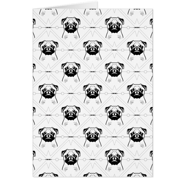 Pugcard Muster (Vorne)