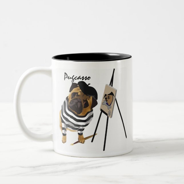 Pugcasso Tasse (Links)