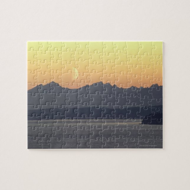 Puget Sound Moonset Puzzle (Horizontal)