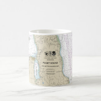 Puget Sound Oak Bay bis Shilshole Bay Kaffeetasse
