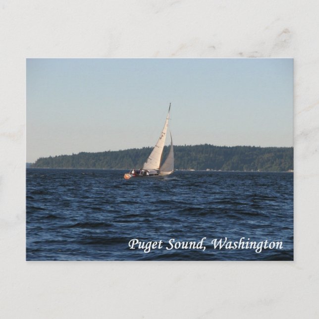 Puget Sound Postkarte (Vorderseite)