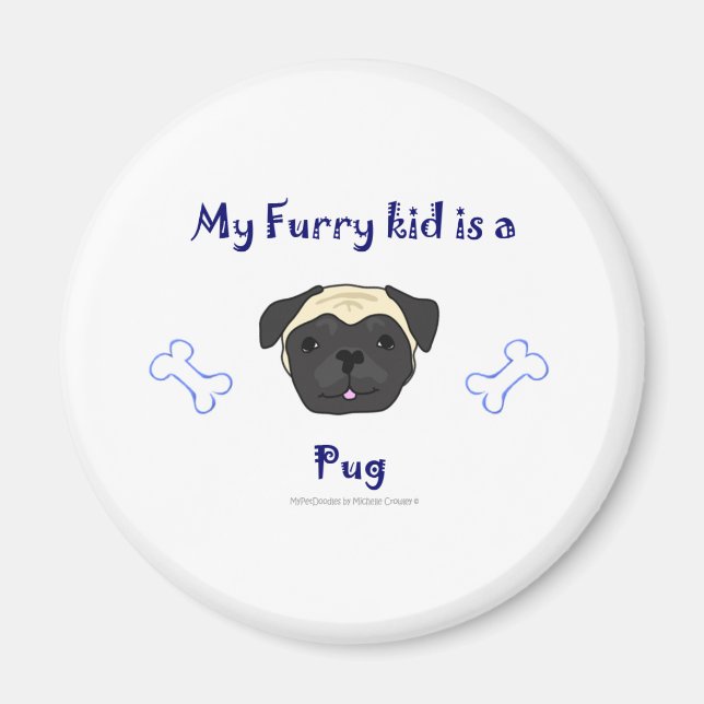 PugFawn Magnet (Vorne)
