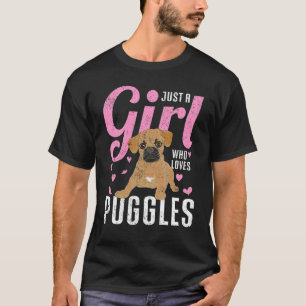 Puggle Besitzer Hund Mädchen Frauen Haustier Tier T-Shirt