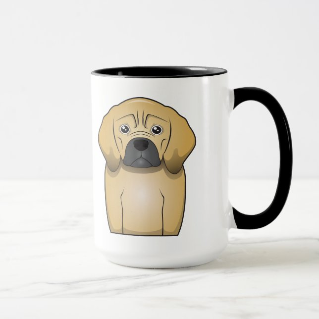 Puggle Cartoon Tasse (Rechts)