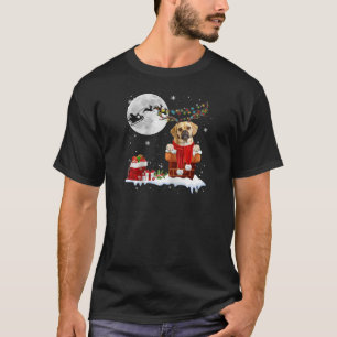 Puggle Dog Chimney Ugly Christmas Lights Xmas Paja T-Shirt
