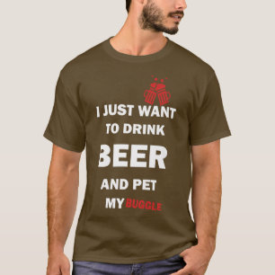 Puggle Dog Lover Beer T-Shirts Funny Dog Mama Gesc