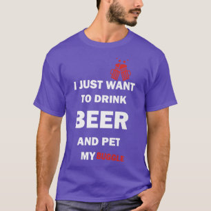 Puggle Dog Lover Beer Tees Funny Dog Mom Gift Prem