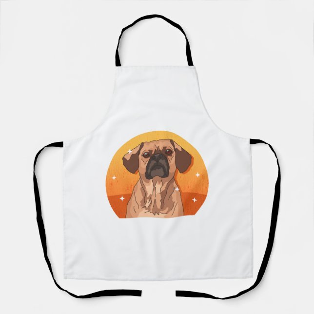 Puggle Dog Owner Puggles Lover Schürze (Vorderseite)