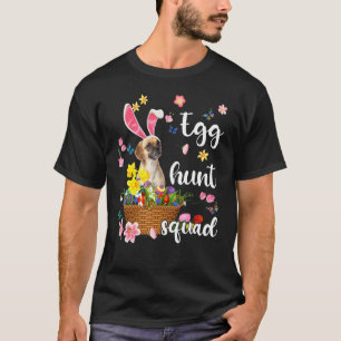 Puggle Frohe Ostertage Ostereier buntes Eiersuchen T-Shirt