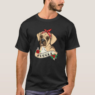 Puggle für einen Mops Beagle Rasse Hund Mama Fraue T-Shirt