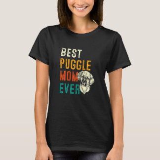 Puggle Grafik für Frauen Mädchen Mütter Puggle-Mut T-Shirt