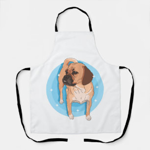 Puggle-Hundebesitzer Puggles Liebhaber Schürze