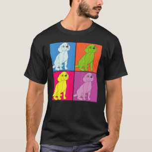 Puggle-Hundebesitzer Süßes Haustier Tier Pop Puggl T-Shirt