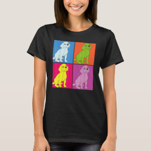Puggle-Hundebesitzer Süßes Haustier Tier Pop Puggl T-Shirt