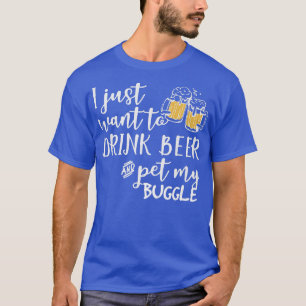 Puggle-Hundefan Bier-T-Shirts Lustiges Hundefreund T-Shirt