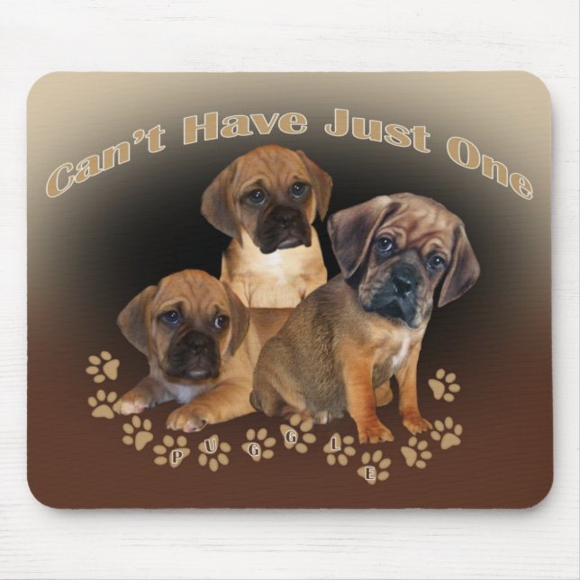 Puggle kann gerade ein Mousepad nicht haben (Vorne)