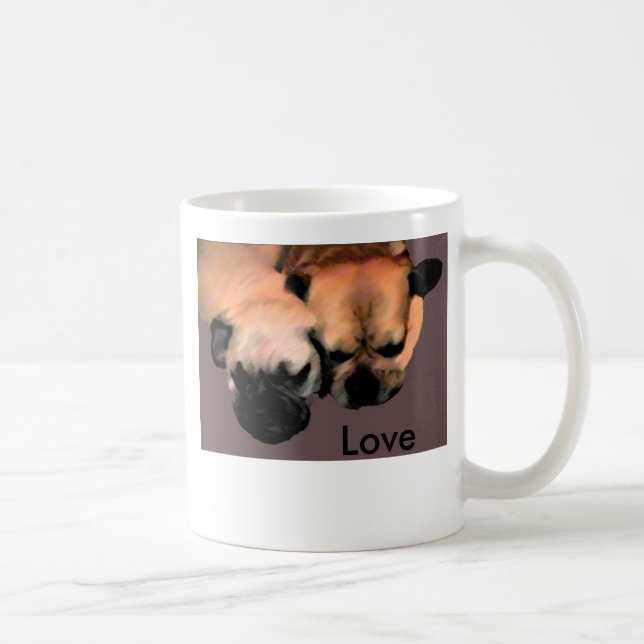 Puggle Liebe-Tasse Tasse (Rechts)