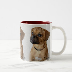 Puggle Liebhaber-Geschenke Zweifarbige Tasse