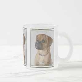 Puggle Lovers Geschenke Mattglastasse