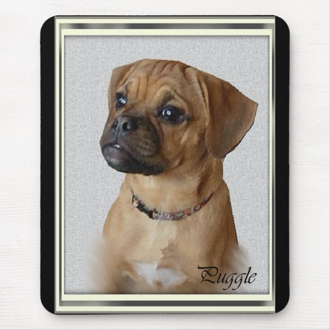 Puggle Lovers Geschenke Mousepad (Vorne)