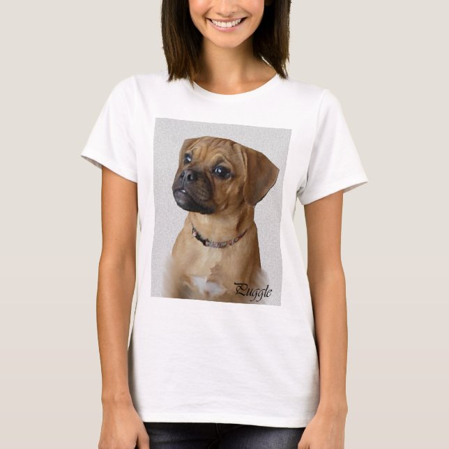 Puggle Lovers Geschenke T-Shirt (Vorderseite)