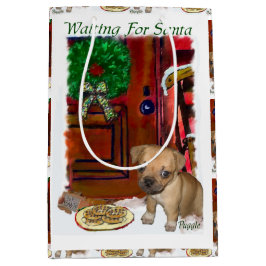 Puggle Lovers Weihnachten Mittlere Geschenktüte