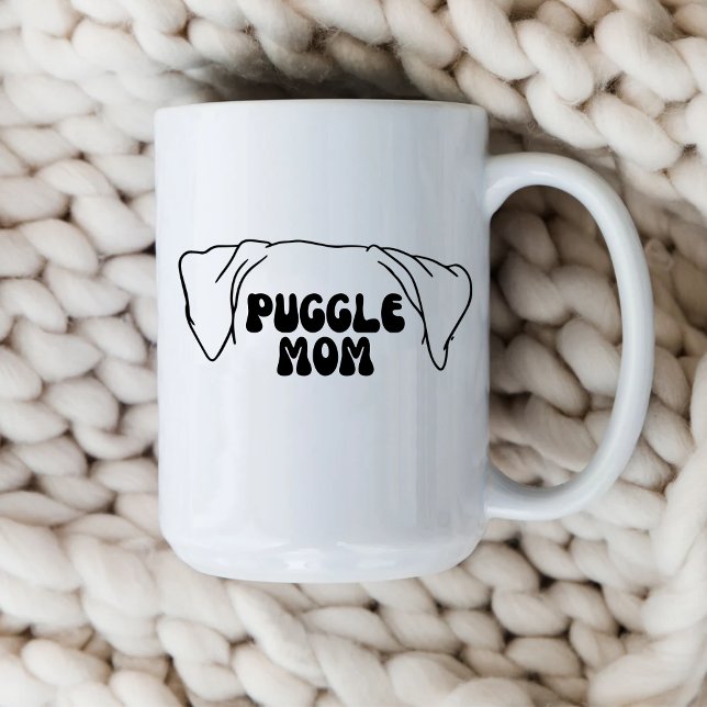 Puggle Mama Kaffee Tasse (Puggle Mom Coffee Cup)