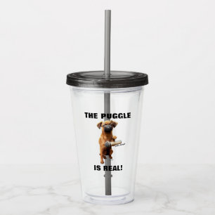 Puggle Mic Drop Acryltrinkbecher