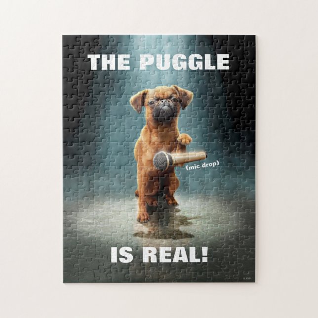 Puggle Mic Drop Puzzle (Vertikal)