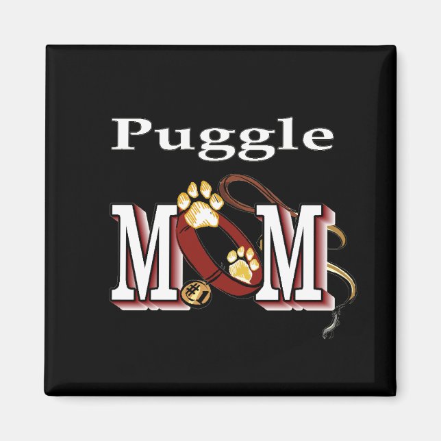 Puggle Mom Magnet (Vorne)