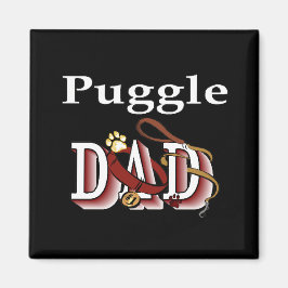 Puggle Papa Magnet