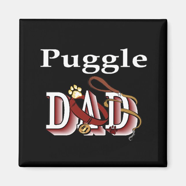 Puggle Papa Magnet (Vorne)