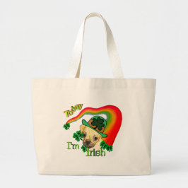 Puggle St Patricks Day Jumbo Stoffbeutel