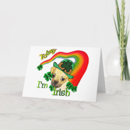 Puggle St Patricks Day Karte