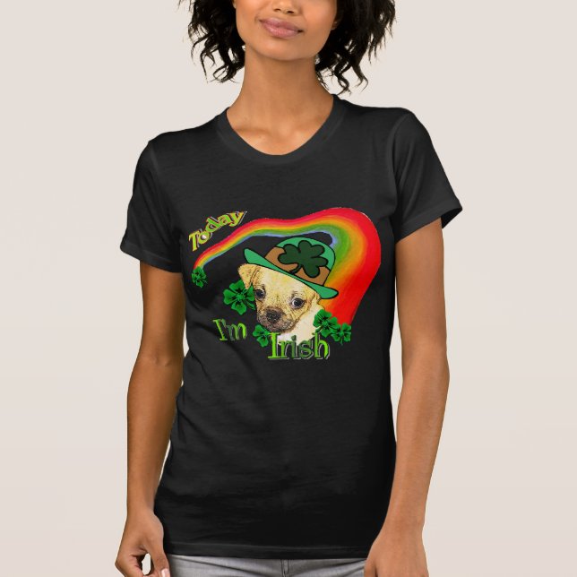 Puggle St Patrick's Day T-Shirt (Vorderseite)