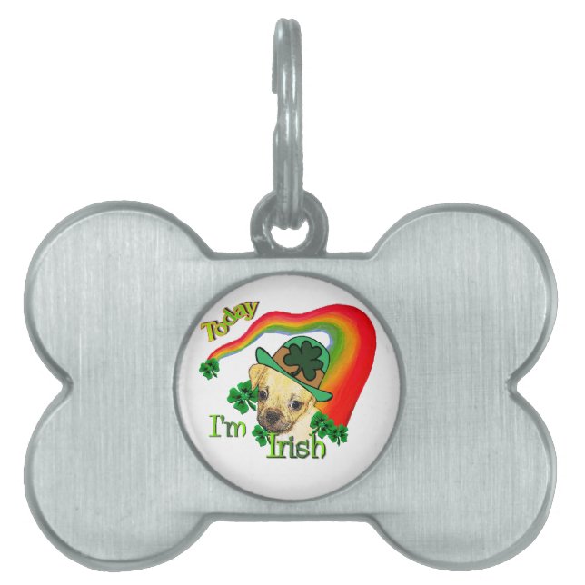 Puggle St Patricks Day Tiermarke (Vorderseite)